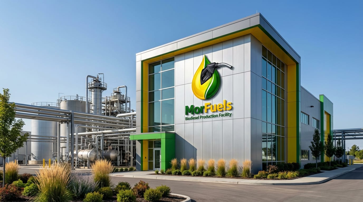 BossNRG Biodiesel Production Facility with processing equipment